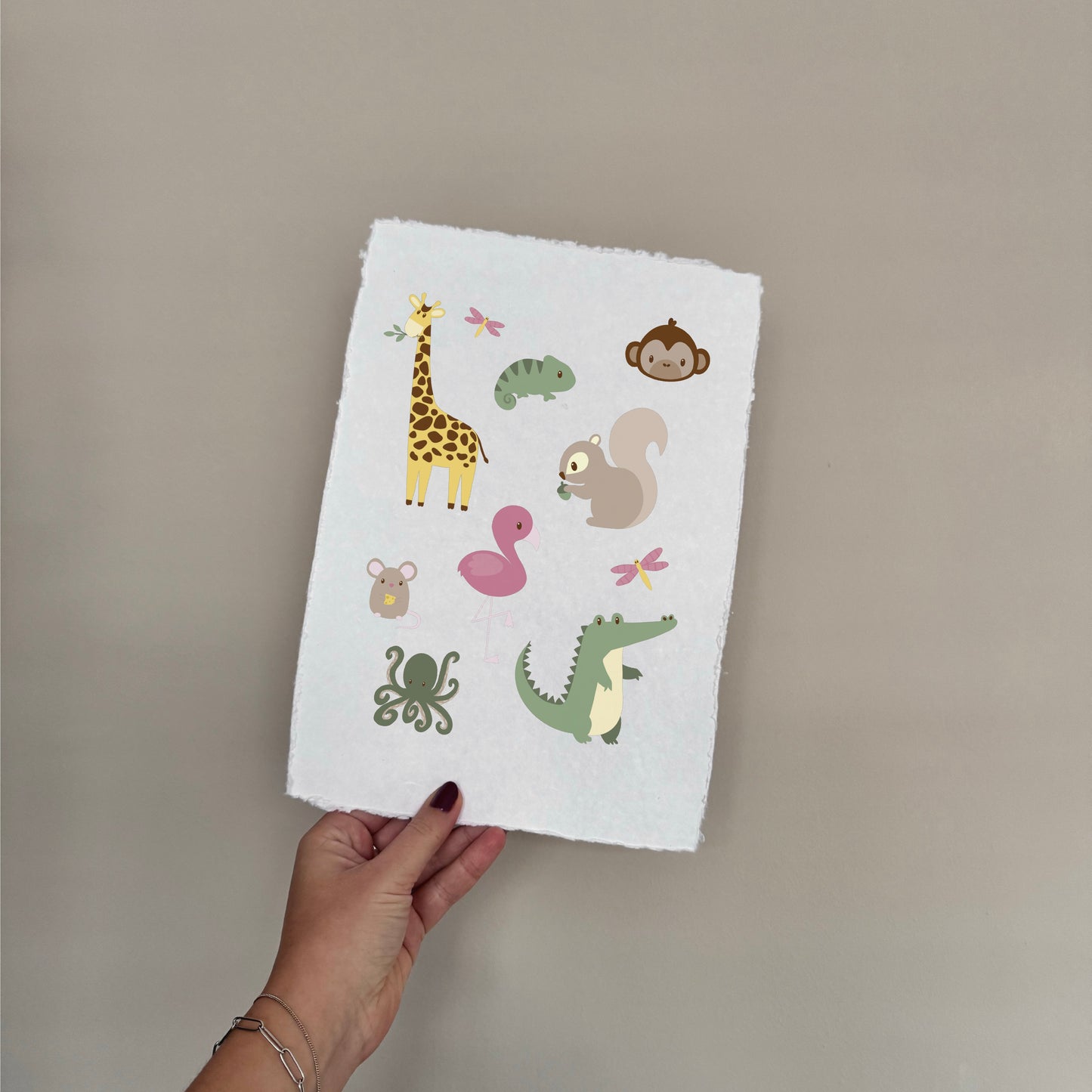 Dierenposter kinderkamer