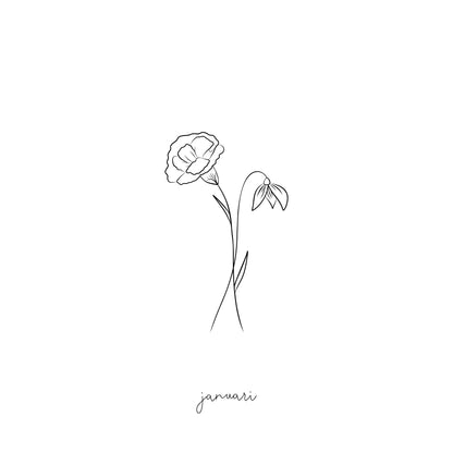 Geboortebloem januari
