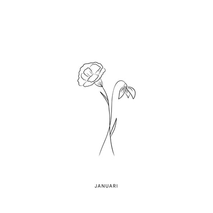 Geboortebloem januari