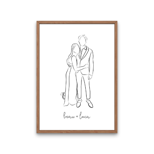 Persoonlijk portret - zwart wit